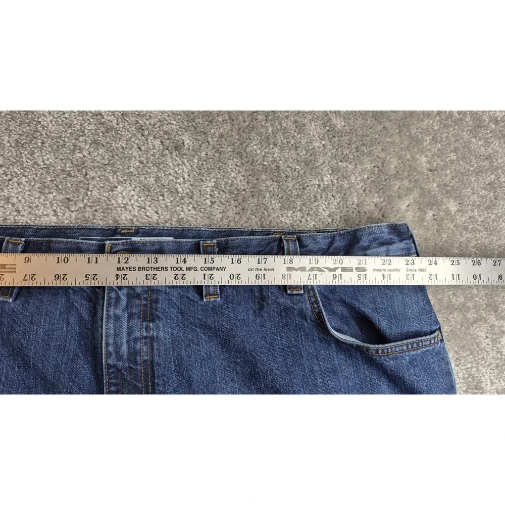 Carhartt‎ Relaxed Fit Blue Jeans Tag 48x30 Workwear Rugged